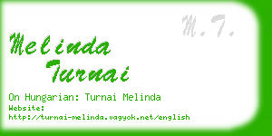 melinda turnai business card